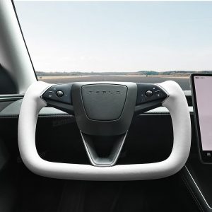 พวงมาลัย พวงมาลัย Hansshow Tesla Model Y Juniper (ALCANTARA)