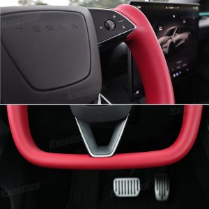 พวงมาลัย พวงมาลัย Hansshow Tesla Model Y Juniper Highland (JUNIPER RED 3)