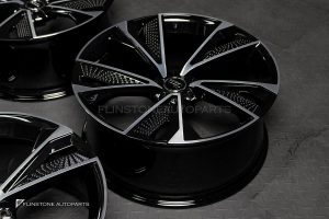 ล้อ Custom Forged ลาย Audi A7 5-112 สีดำ-โครเมี่ยม ขอบ 20 นิ้ว