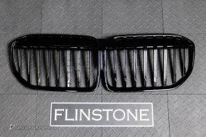 กระจังหน้า BMW G11G12 Series 7 LCI เส้นเดี่ยว สีดำเงา