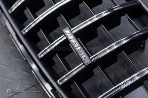 กระจังหน้า สำหรับ W253 GLC-Class facelift ทรง GT สีโครเมี่ยม แท้ A2538882201
