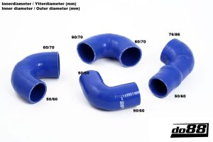 ท่อแรงดัน do88 สีน้ำเงิน สำหรับ SAAB 9000 Turbo 91-98