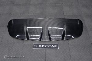 สปอยเลอร์หลังคา Carbon Fiber สำหรับ Audi Q8 Dry Carbon