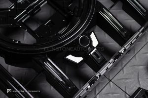 กระจังหน้า สำหรับ W167 GLS-Class Facelift ทรง GLS63 AMG สีดำเงา
