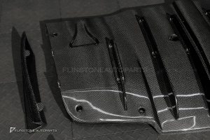 ชุดดิฟฟิวเซอร์ พร้อม ปลายท่อ Carbon Fiber สำหรับ W205 C-Class ทรง IMP