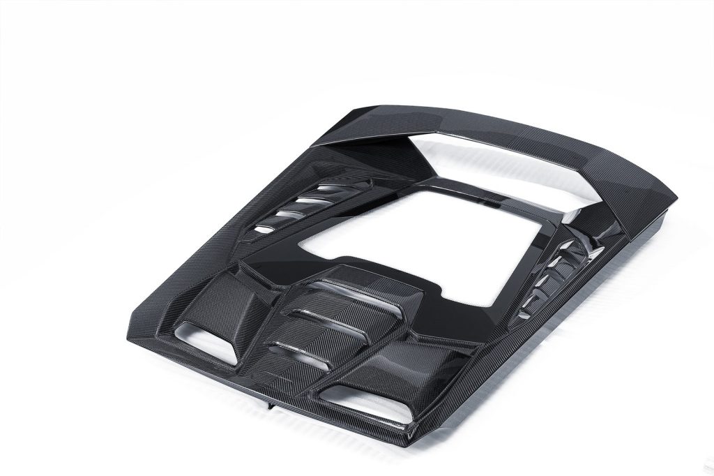 ฝาครอบห้องเครื่องคาร์บอนไฟเบอร์ Lamborghini Huracan PAKTECHZ