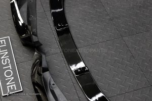 ลิ้นหน้า BMW F20 Series 1 LCI ทรง M Performance สีดำเงา