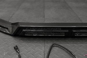 ลิ้นหน้า พร้อมไฟ LED Daytime Carbon Fiber สำหรับ W465 G-Class ทรง USUS Autoclave