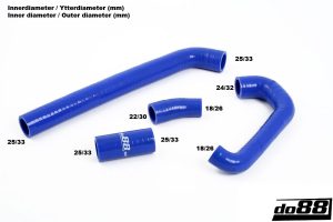 อะไหล่แต่ง do88 SAAB 900/9-3 Turbo 94-00 Complement kit Blue สำหรับ SAAB 900/9-3 Turbo 94-00