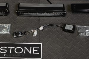 สปอยเลอร์หลังคา พร้อมไฟ LED สำหรับ GWM TANK500 สีดำเงา