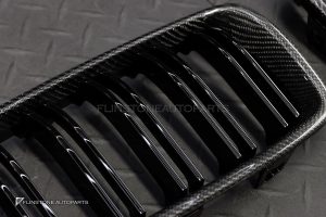 กระจังหน้า Carbon Fiber สำหรับ BMW F32 Series 4เส้นคู่
