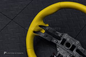 พวงมาลัย พร้อม Airbag สำหรับ W465 G-Class หนังเหลือง ด้ายเหลือง