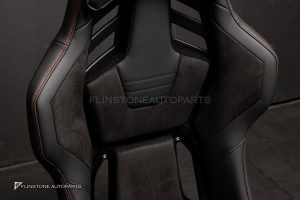 เบาะ Recaro RSS-L ASM LTD Alcantara ดำ ด้ายสีแดง พร้อมขาเบาะ และชุดน๊อต