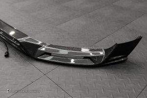 ลิ้นหน้า พร้อมไฟ LED Daytime Carbon Fiber สำหรับ W465 G-Class ทรง USUS Autoclave