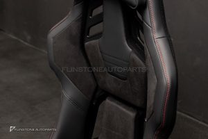 เบาะ Recaro RSS-L ASM LTD Alcantara ดำ ด้ายสีแดง พร้อมขาเบาะ และชุดน๊อต