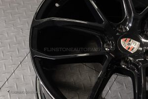 ล้อ Custom forged ลาย Turbo GT สำหรับ Porsche Cayenne E3.2 ขอบ 22 5-130 สี Gloss Black
