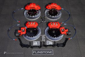 ชุดเบรค Brembo สำหรับ Xpeng G6 สีแดง