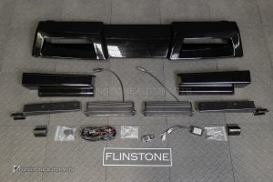 สปอยเลอร์หลังคา พร้อมไฟ LED สำหรับ GWM TANK500 สีดำเงา