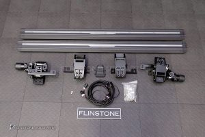 ชุดบันไดข้างไฟฟ้าอัตโนมัติ สำหรับ W464 G-Class แบบยาว แบบมีโลโก้ AMG