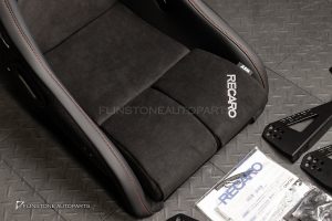 เบาะ Recaro RSS-L ASM LTD Alcantara ดำ ด้ายสีแดง พร้อมขาเบาะ และชุดน๊อต