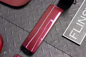ชุดภายใน Carbon Fiber สำหรับ W464 G-Class สีแดง
