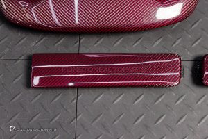 ชุดภายใน Carbon Fiber สำหรับ W464 G-Class สีแดง