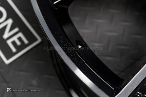 ล้อ Custom Forged ลาย Audi A7 5-112 สีดำ-โครเมี่ยม ขอบ 20 นิ้ว
