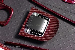 ชุดภายใน Carbon Fiber สำหรับ W464 G-Class สีแดง
