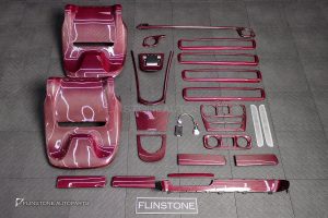 ชุดภายใน Carbon Fiber สำหรับ W464 G-Class สีแดง