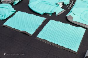 ชุดเบาะหนัง สำหรับ W213 E-Class ทรง E63 AMG สี Tiffany Blue