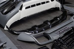 ชุดแปลงโฉมรอบคัน สำหรับ Porsche Cayenne 958.1 เป็น Cayenne 9Y0.2 หน้า TURBO หลัง Sport Design