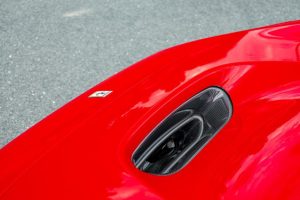 ชิ้นตกแต่งคาร์บอน Ferrari F8 Capristo Carbon Fiber Front Air Vents 2 Piece