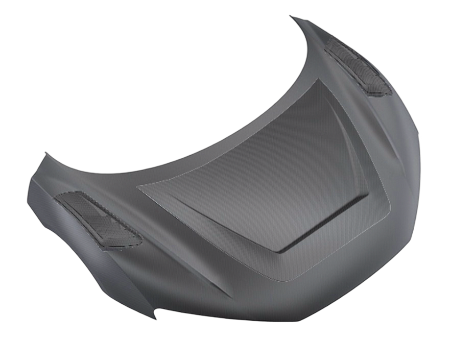 ฝากระโปรงหน้าทรง Race Audi R8 1016 Industries