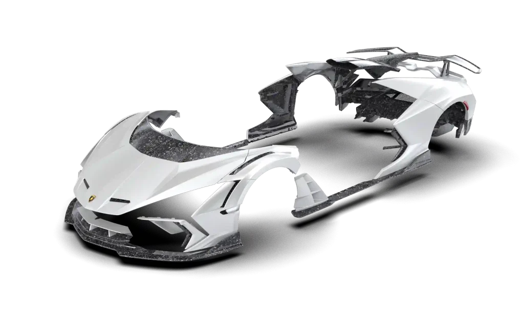 ชุดโป่งกว้าง Vision Lamborghini Revuelto 1016 Industries
