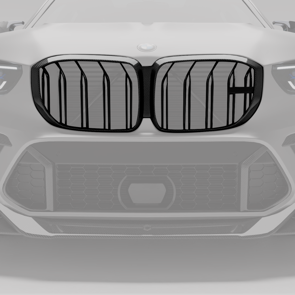 กระจังหน้าคาร์บอนไฟเบอร์ BMW X5M F95 RevoZport