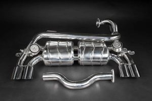 ชุดท่อไอเสีย Ferrari 328 GTB/S (USA Catted) Capristo X Pipe Valved Exhaust + High Flow Cats