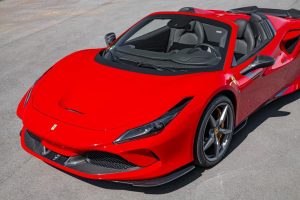 ลิ้นหน้า Ferrari F8 Capristo Carbon Fiber Front Spoiler + Side Air