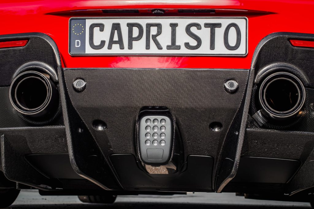 ปลายท่อ Ferrari 488 Pista Capristo