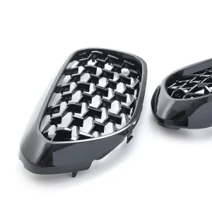 กระจังหน้า BMW G30 5 Series ทรง Diamond สีดำเงา