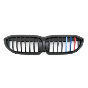 กระจังหน้า BMW G20 3 Series ทรง แถบ 3 สี สีดำ