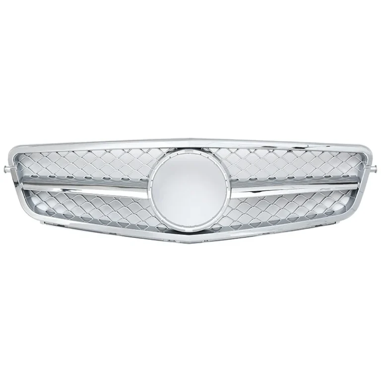 Front Grille Benz W204 C-Class style AMG silver
