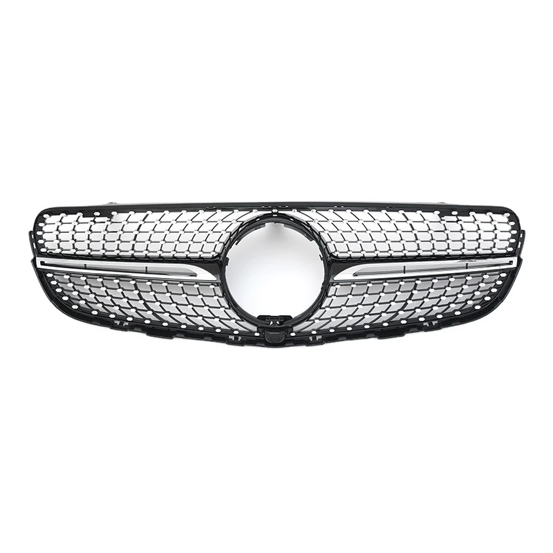 กระจังหน้า Benz X253 GLC-Class ทรง Diamond สีดำ ก่อนไมเนอร์เชนจ์