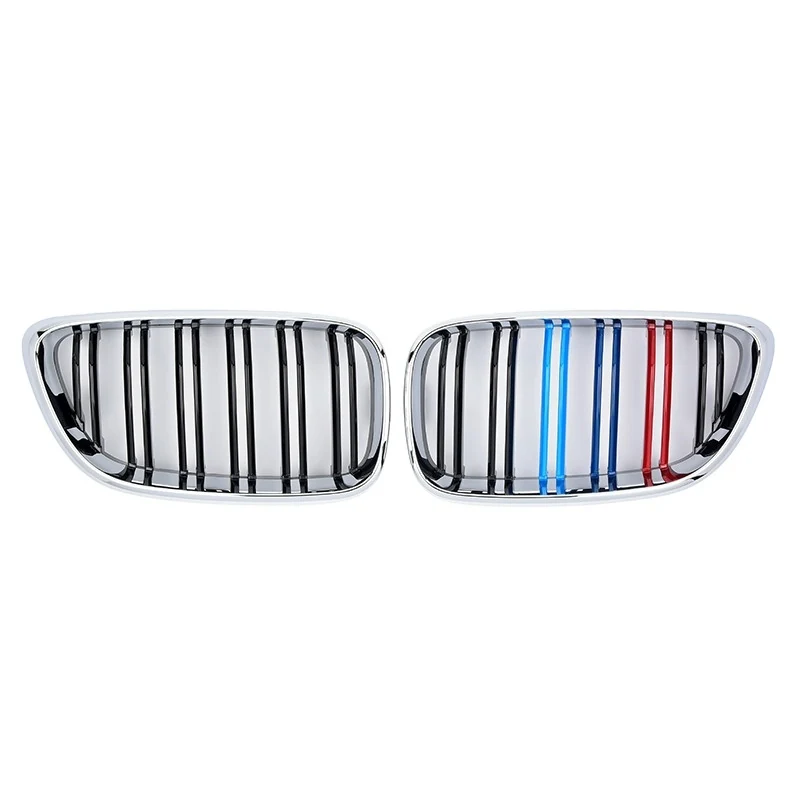 Front Grille BMW F22 2 Series style strip 3 Colour Gloss Black