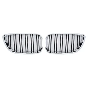 กระจังหน้า BMW F22 2 Series ทรง ก้านคู่ สีดำเงา