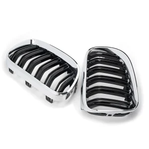 Front Grille BMW E92 3 Series style twin-spoke Gloss Black facelift year 2010-2013