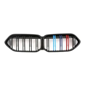 กระจังหน้า BMW F44 2 Series ทรง ก้านคู่ สีดำเงา