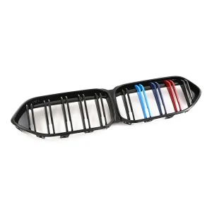 กระจังหน้า BMW F44 2 Series ทรง ก้านคู่ สีดำเงา