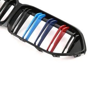 กระจังหน้า BMW F44 2 Series ทรง ก้านคู่ สีดำเงา