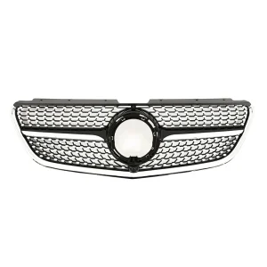 กระจังหน้า Benz W447 V-Class ทรง Diamond สีดำ ไมเนอร์เชนจ์