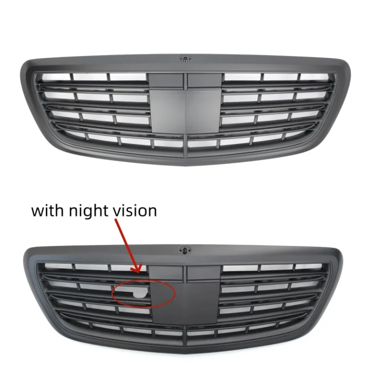 Front Grille Benz W222 S-Class style AMG matte black